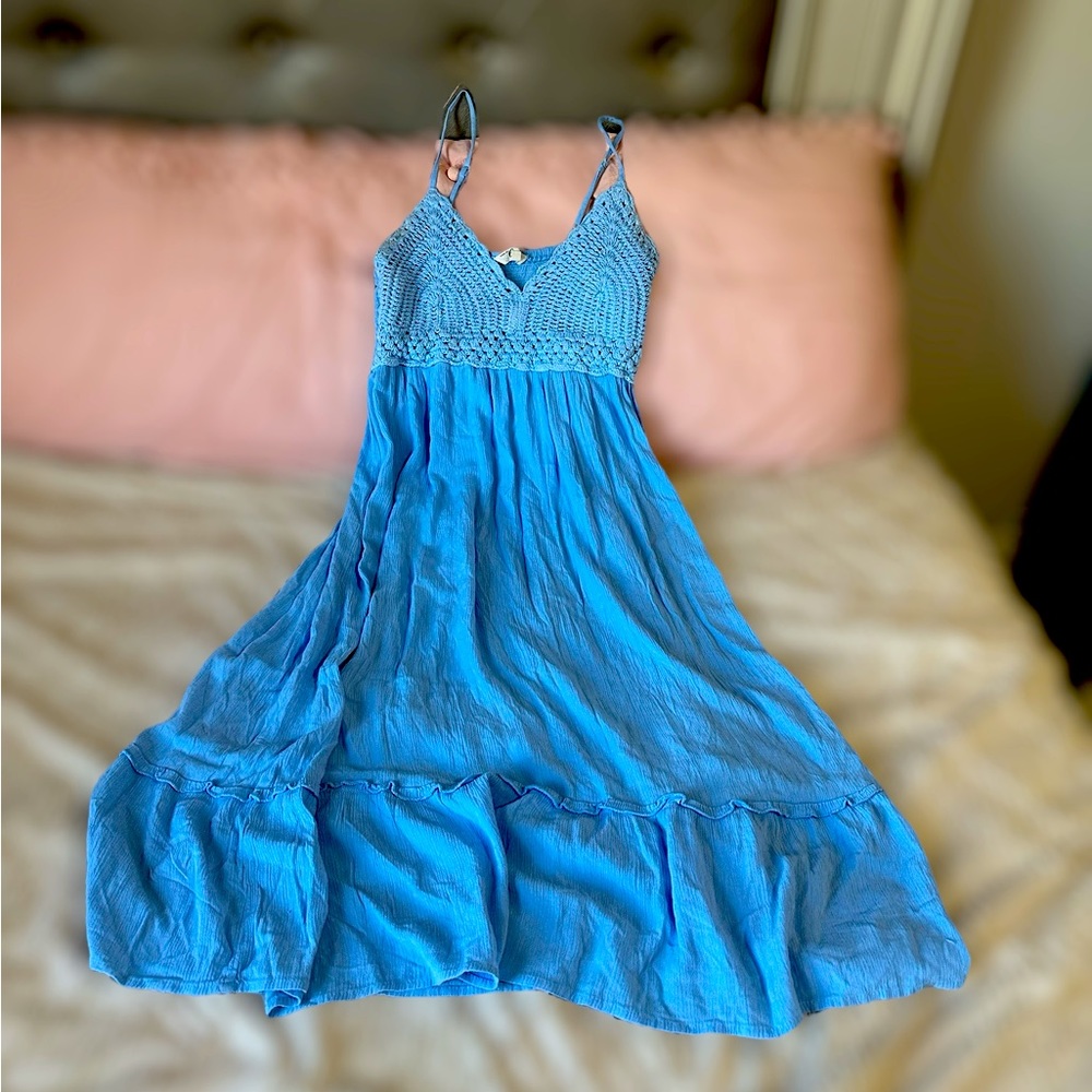 Blue dress